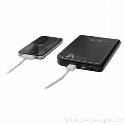 12,000mAh High-capacity Mobile Power Station with Double USB 5/9/12V Output Voltage